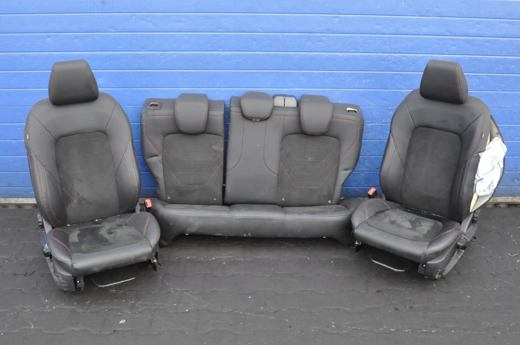 фото №1, Ford fiesta mk8 5d переходник салона сиденья заднее сиденье полукожа alcantara