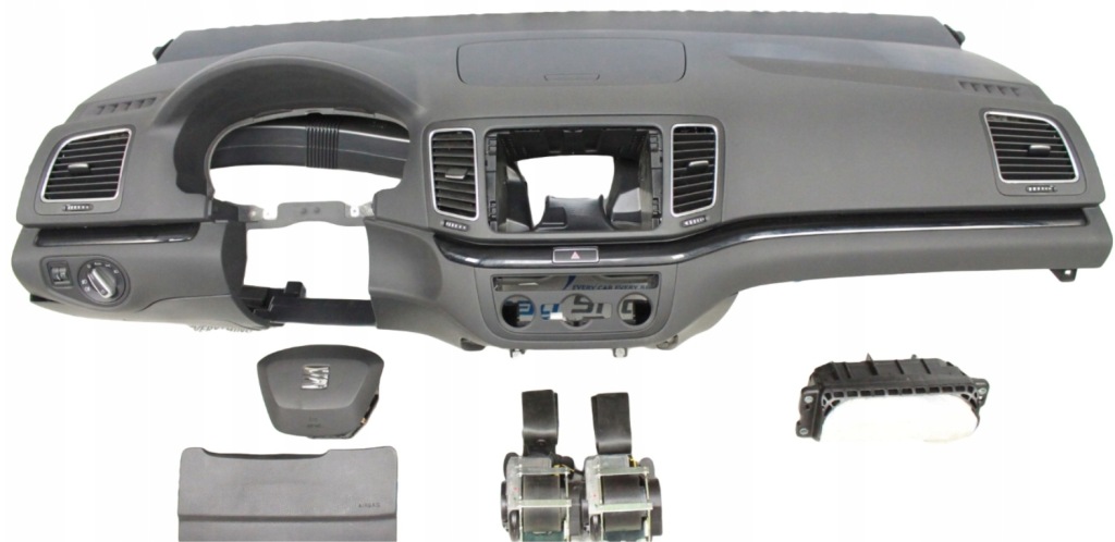 фото №1, Seat alhambra 7n приборная панель консоль приборная панель подушка безопасности