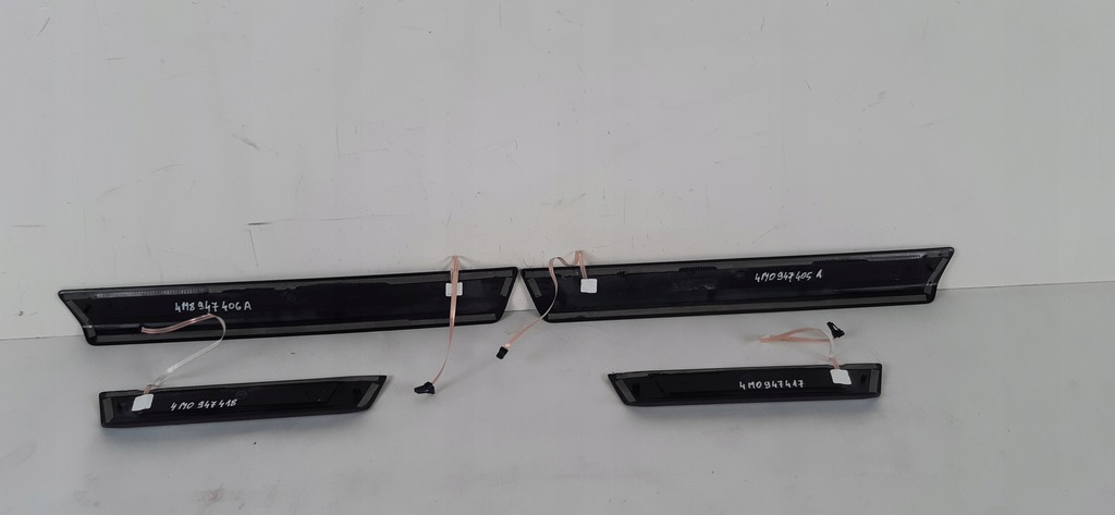 фото №8, Audi q8 накладки накладки пороговые 4m8.947.406, 4m0.947.418