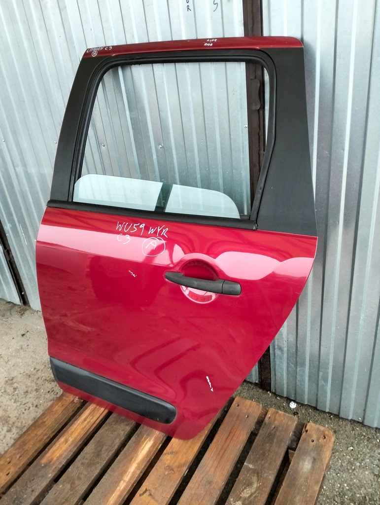 фото №8, Дверь левая левый задняя citroen c3 picasso цвет kjcc 2008-2012