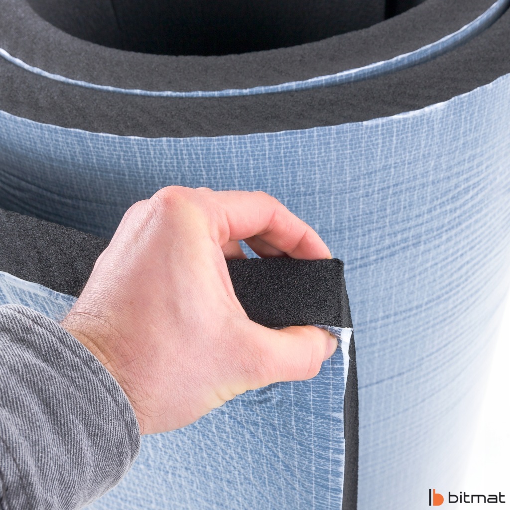 Мат піна шумоізоляційна гумовий 40mm 50x100cm ocielpenie гараж металевий Оригінал