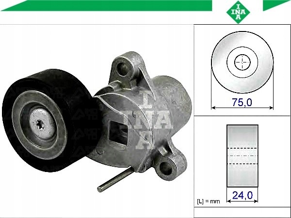 фото №2, Schaeffler ina 534 0507 10 натяжитель ремень клиновой многоручейковый