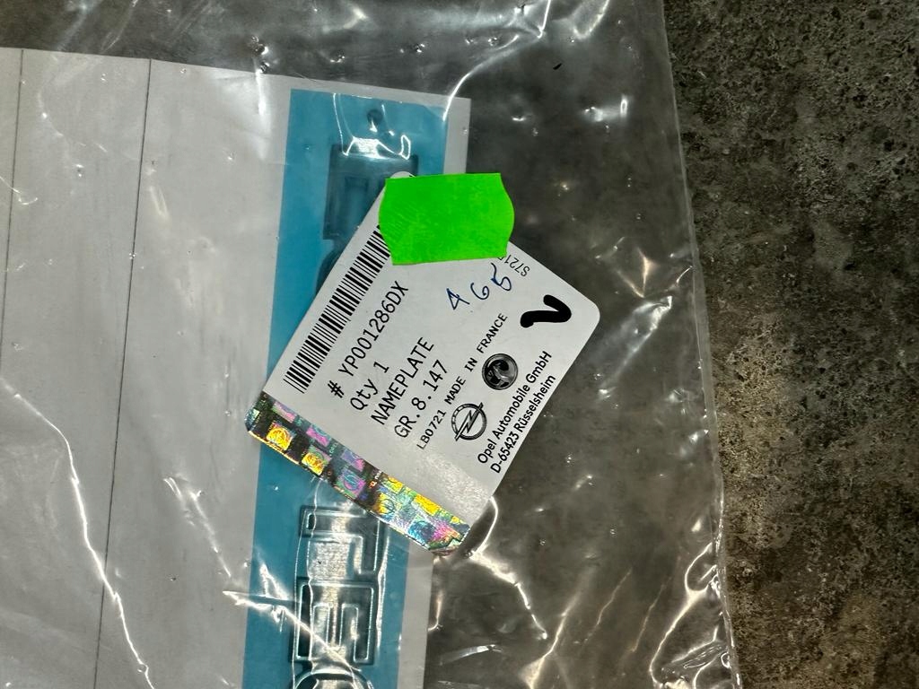 фото №2, Эмблема ecotec opel crossland оригинальный номер yp001286dx