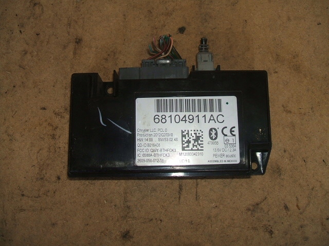 фото №3, Jeep compass модуль bluetooth блок керування 68100411ac