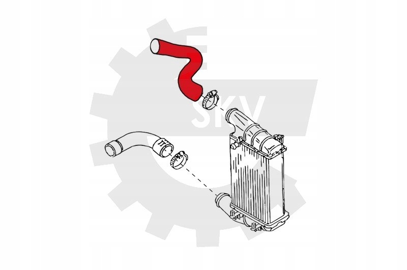 Шланг турбины audi a4 a6 vw passat 4b0145838 Цена