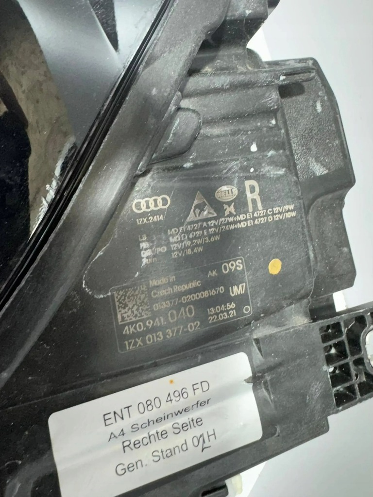 фото №8, Audi a6 c8 лампа правая перед передняя full led 4k0941040