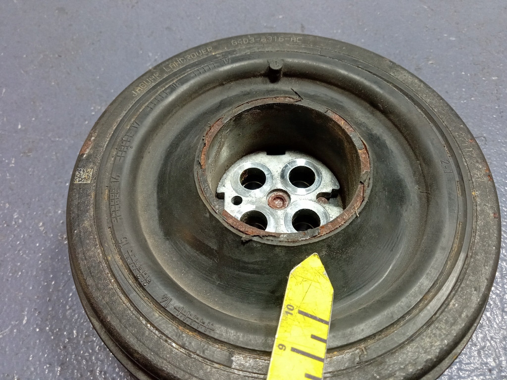 фото №5, Jaguar xf ii x260 2.0d шкив коленчатого вала g4d3-6316-ac aj200