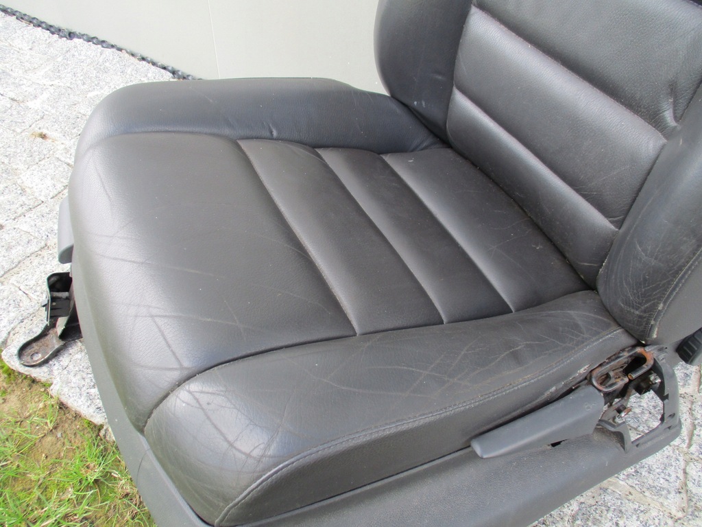 фото №12, Vw touareg 7l 02-09 сиденье сиденья заднее сиденье кожа