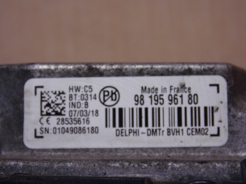 фото №4, Citroen c3 iii модуль запуск стоп 9819596180