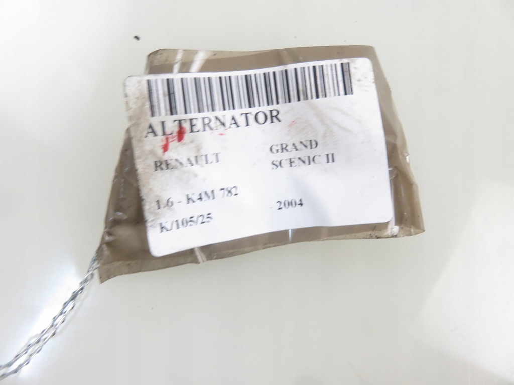 фото №8, Генератор renault grand scenic ii 1.6 - k4m 782