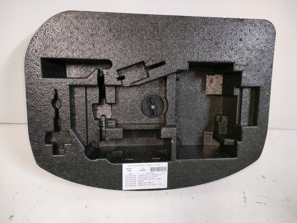 фото №1, Fiat panda iii 3 2012r пенополистирол вкладыш запаска пена болт запаска 51739634