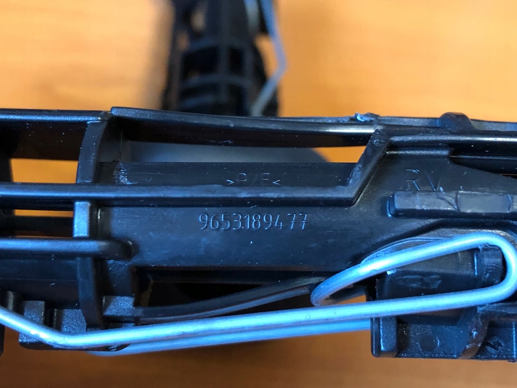 фото №5, Citroen оригінальний номер 9653189477 кронштейн регулювання підголівник