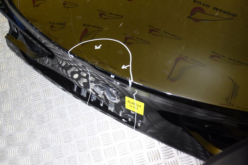 фото №6, Infiniti q60 2016- крышка багажника задняя задняя багажника usa