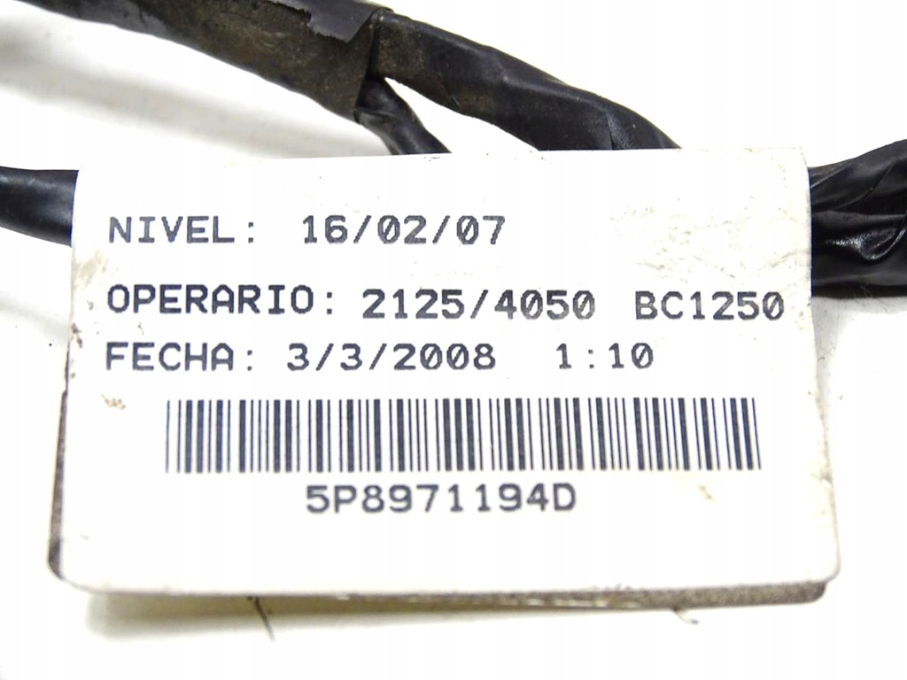 фото №7, Жгут датчиков pdc задняя seat altea xl 2006-2009