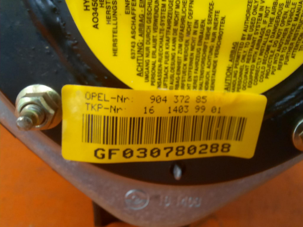 фото №5, Opel zafira-a 03-05 lift подушка безпеки водія 90437285 z18xe