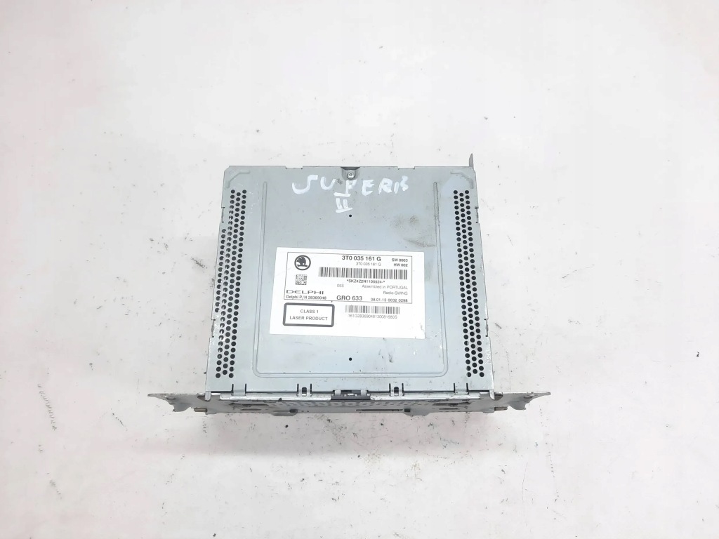 фото №7, Радіо радіопрогравач swing mp3 skoda superb ii 3t 3t0035161g