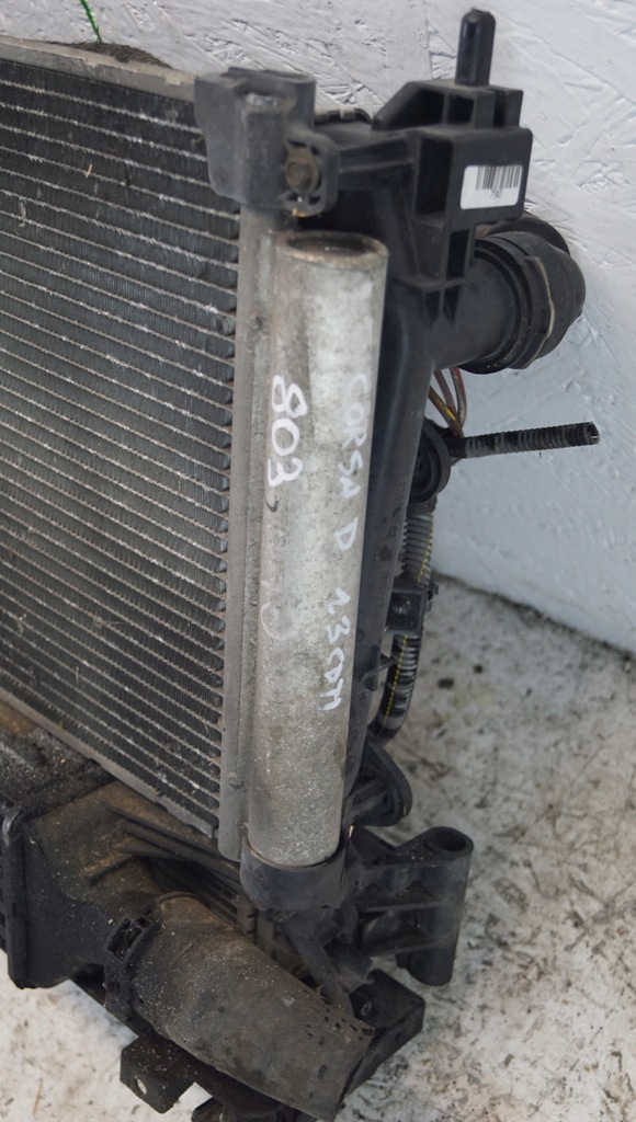 фото №6, Opel corsa d комплект радиатор вентилятор 1.3 cdti