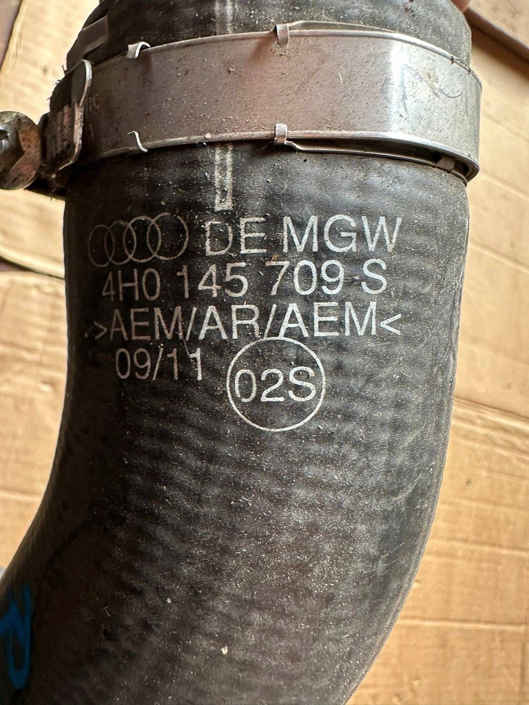 фото №4, Audi a8 s8 d4 4h 2013 wąż / труба интеркулер