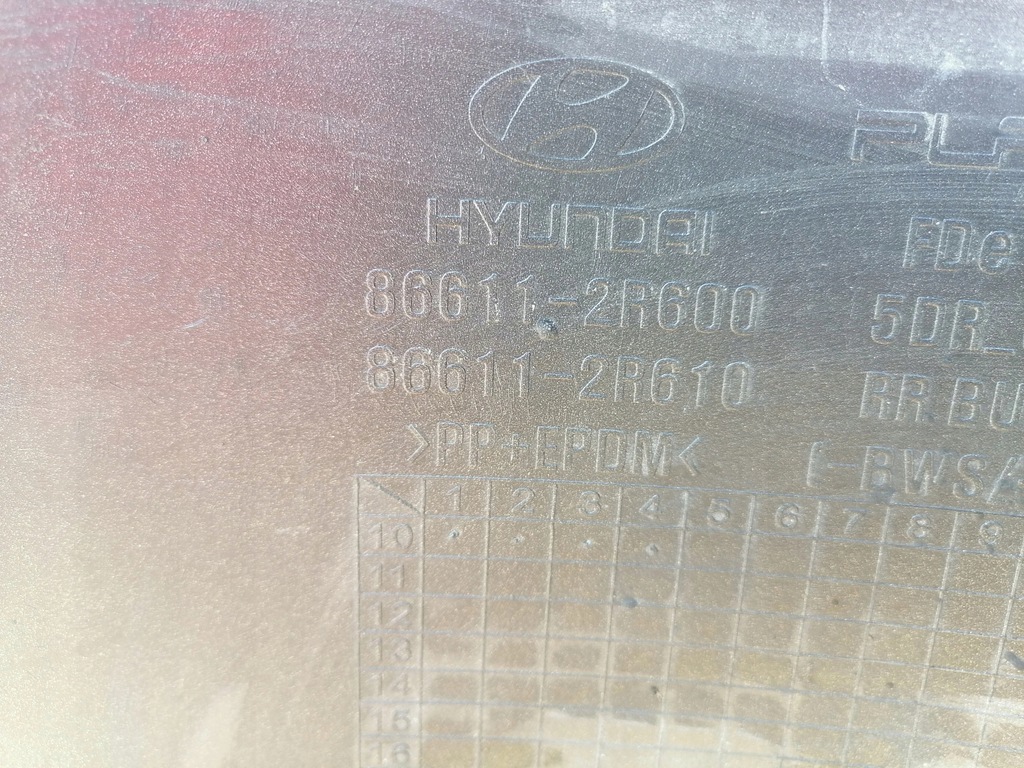 фото №11, Бампер задня hyundai i30 hb 10-12 оригінал