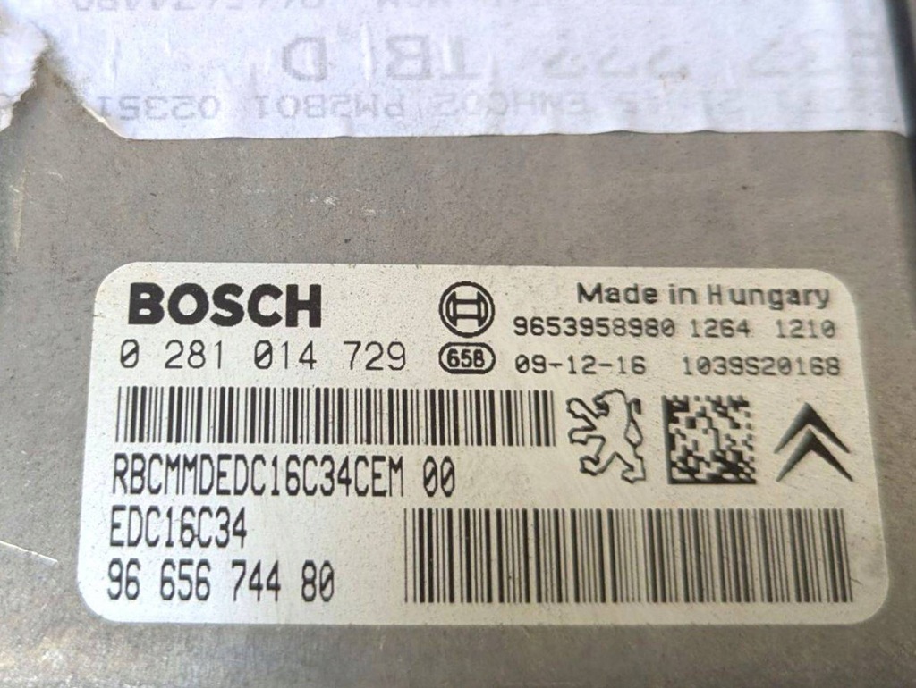 фото №7, Набір стартовий peugeot 3008 2010 9665674480