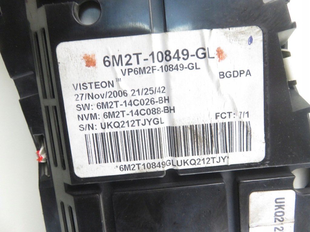 фото №5, Лічильник ford s-max i wa6 2.0 tdci 6m2t10849gl