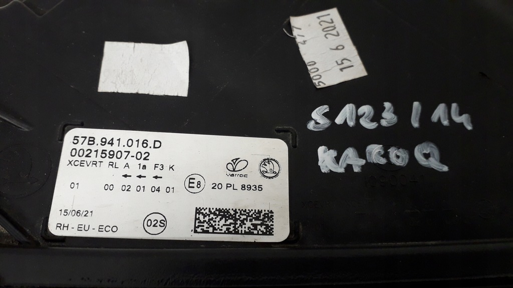 фото №10, Skoda karoq лампа правая full led - na запчасти