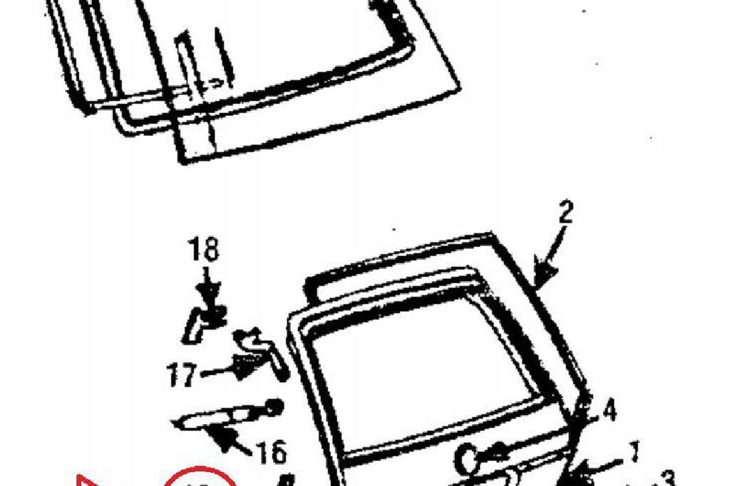 фото №11, Mercedes-benz w123 крышка багажника задняя замок крышки багажника a1237400935 оригинальный