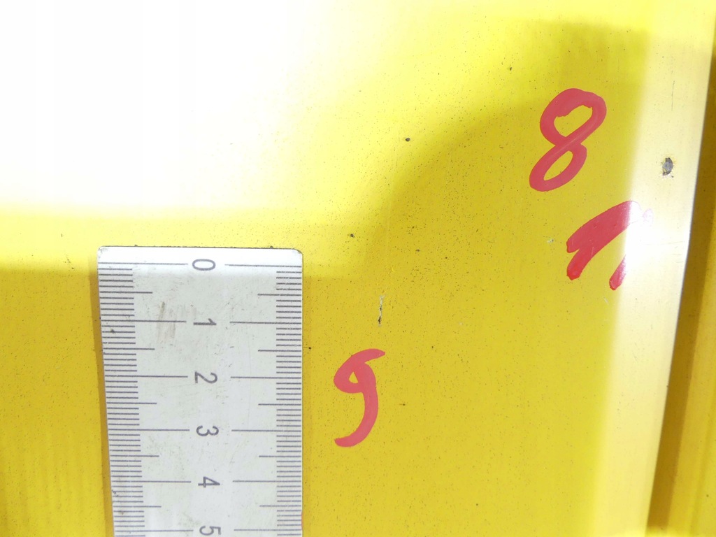 фото №11, Дверь задняя левая vw transporter t4 жёлтый высокий