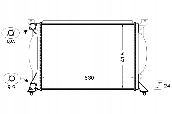 Купити Mahle cr 1417 000s радіатор, система охолодження двигуна