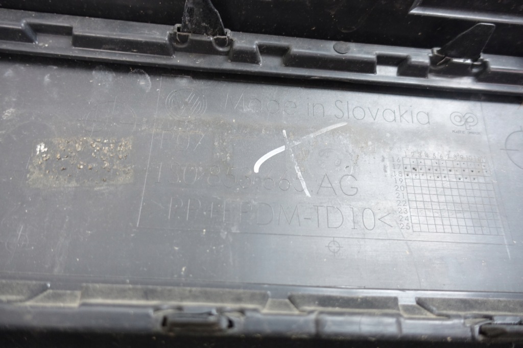 фото №13, Vw up gti lift 2016- бампер перед передній 1s0807221h