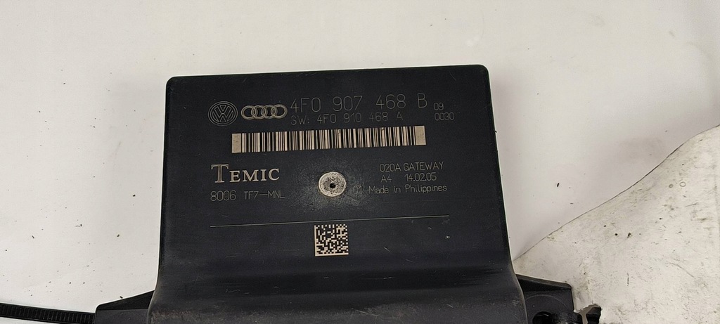 фото №6, Модуль шлюз 4f0907468b audi a6 c6