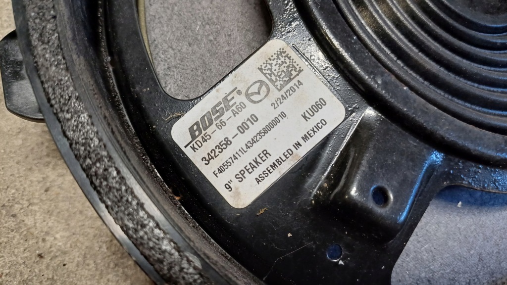 Mazda cx5 12-17 динамік bose kd45-66-a60 Оригінал