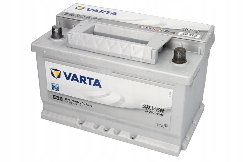 фото №1, Акумулятор varta 12v 74ah/750a silver dynamic p+ полюс standardowy