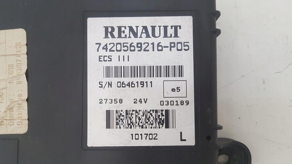 фото №3, Блок керування ecs подушок renault magnum 460 dxi