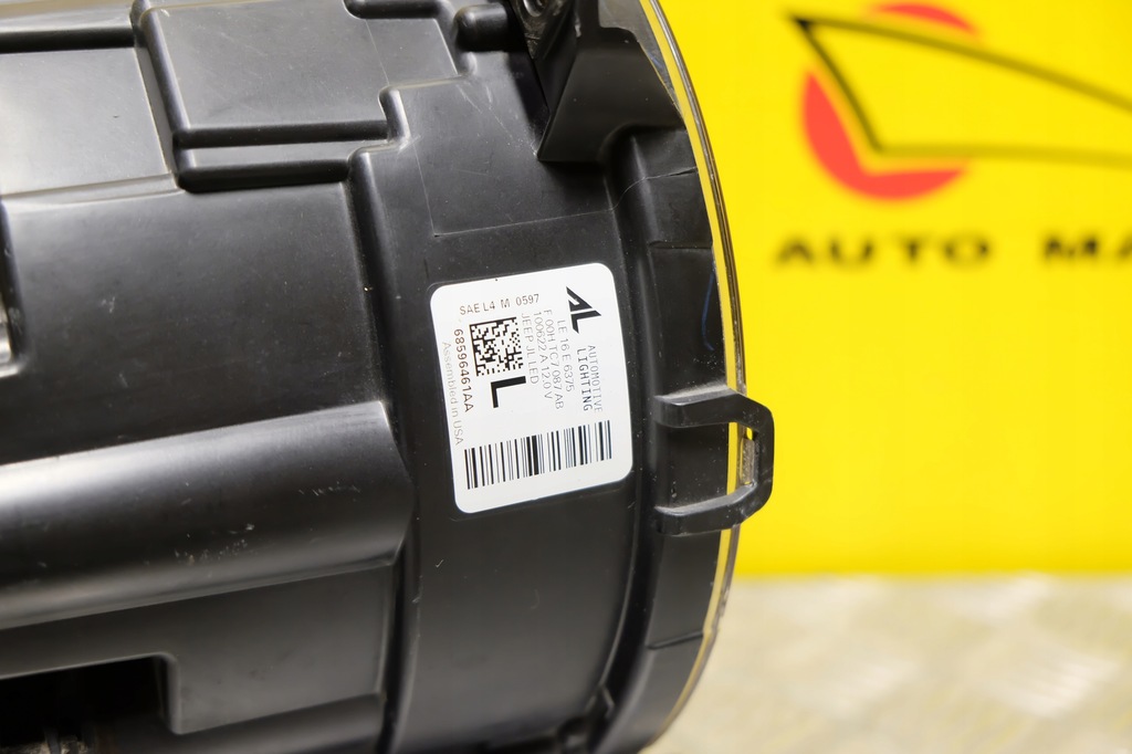 фото №12, Jeep wrangler jl 2018- фара лампа led левая czarna usa