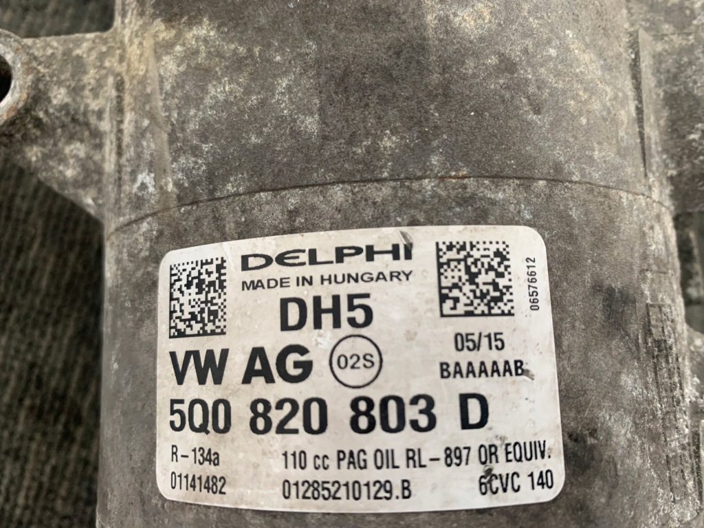 фото №9, Vw polo v 6r 1.4 tdi skoda seat компрессор компрессор кондиционера оригинал