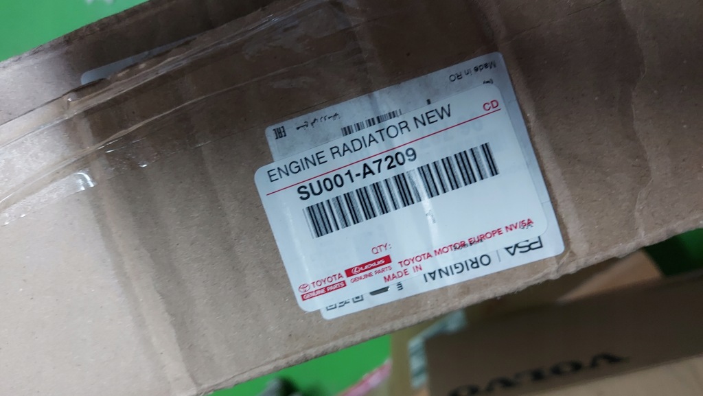 Радиатор воды жидкость кондиционера кондиционер toyota proace city pro ace Киев