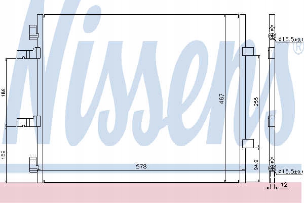 фото №10, Радиатор кондиционера nissan primastar 02- 2.0 dc