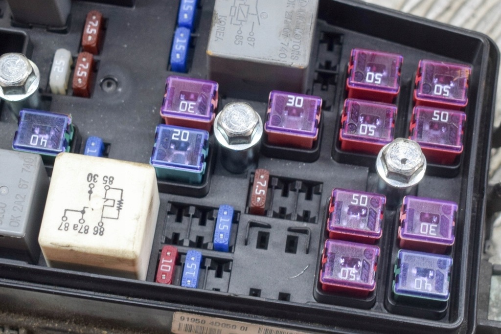 фото №5, Kia carnival sedona vq коробка предохранителей 91950-4d050 2.9 дизель 118kw