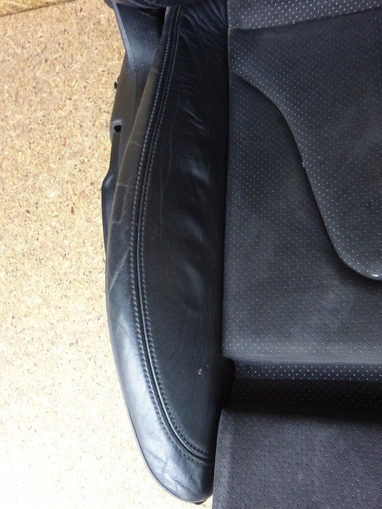 фото №9, Audi a4 b8 8k обивка сиденья заднее сиденье задняя обшивки кожа комплект s-line