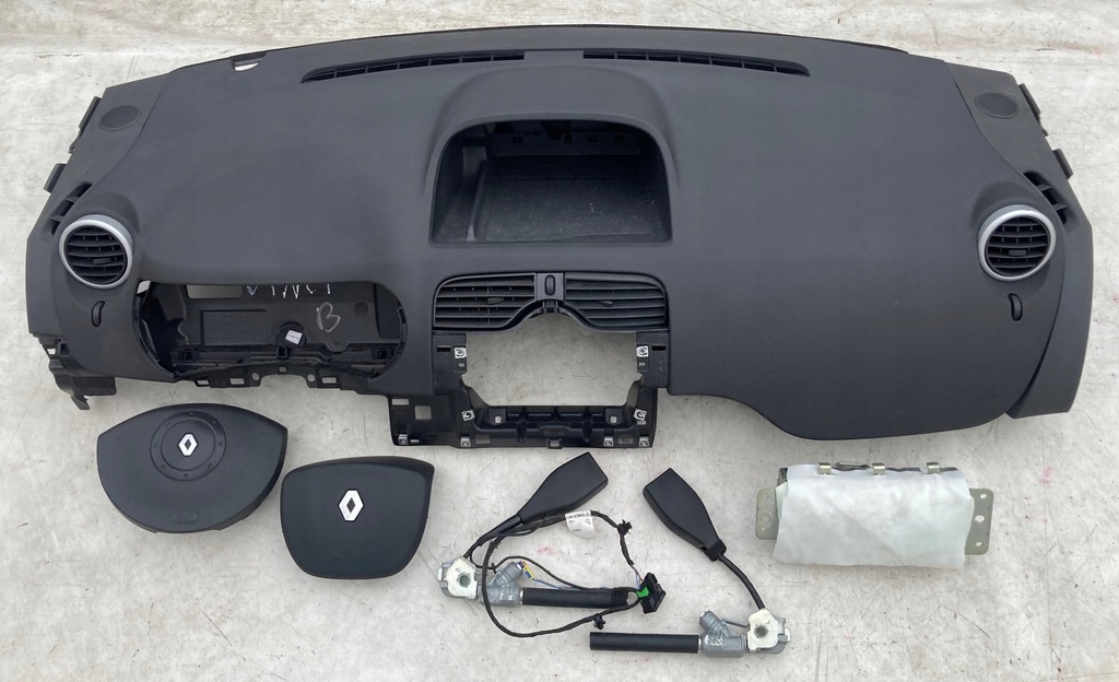 фото №1, Renault kangoo панель приладів панель приладів консоль подушки безпеки ремені