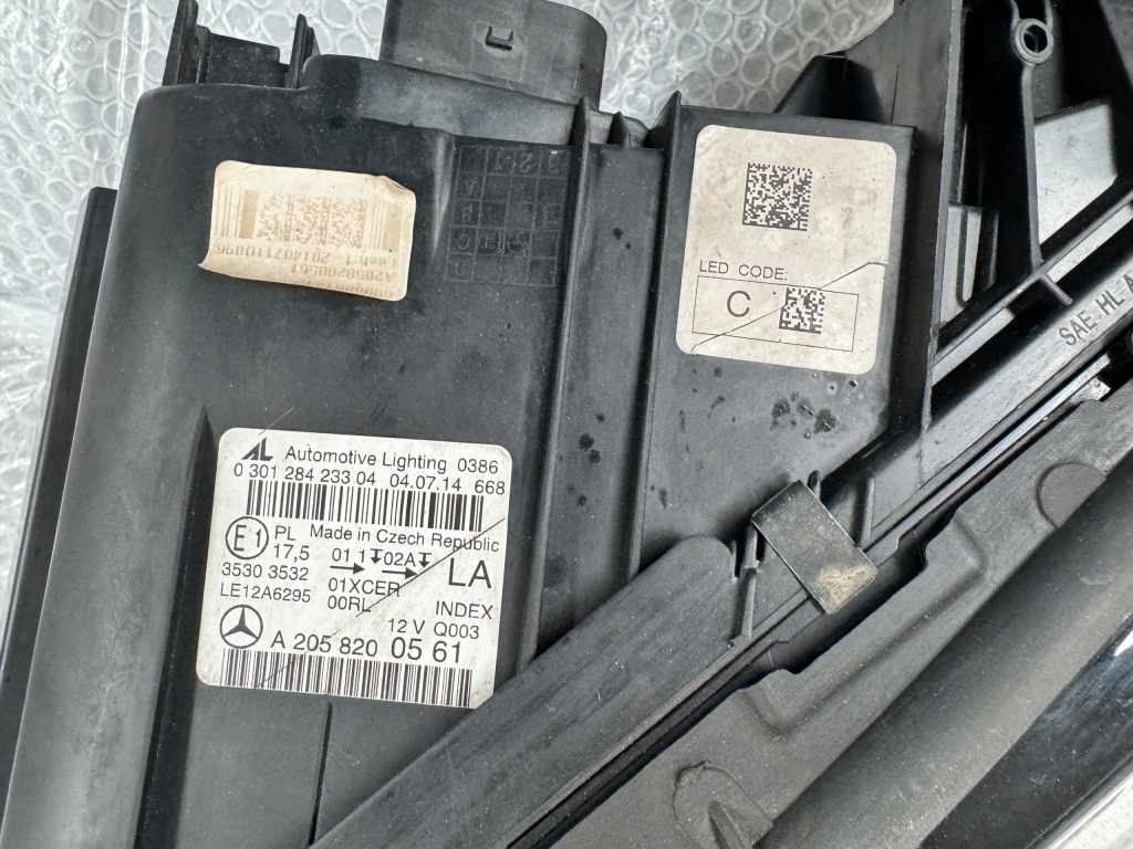 фото №4, Mercedes cklasa w205 ліва лампа performance