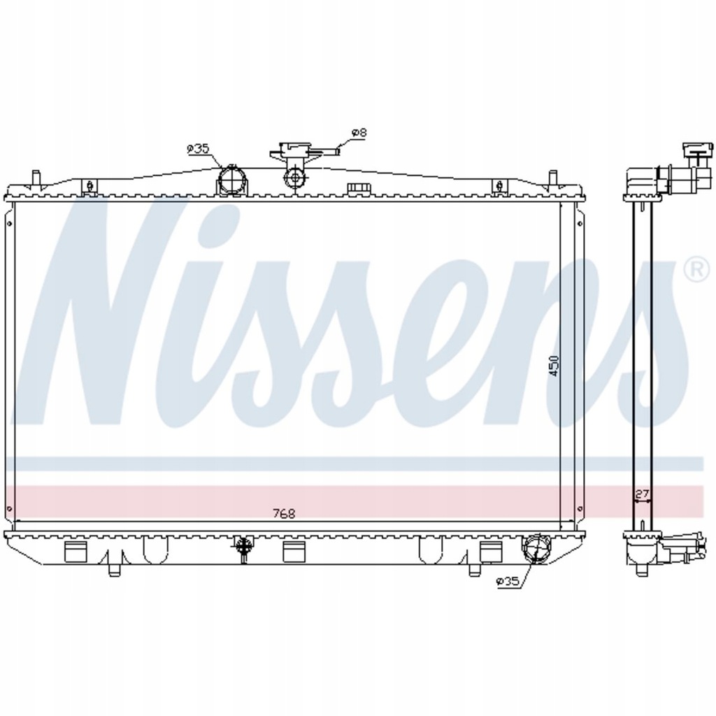 фото №3, Радіатор wody lexus rx 12-15 450h