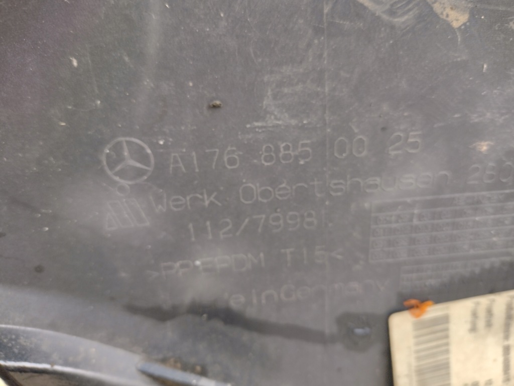 Бампер перед mercedes a klasa w176 1768850025 Доставка