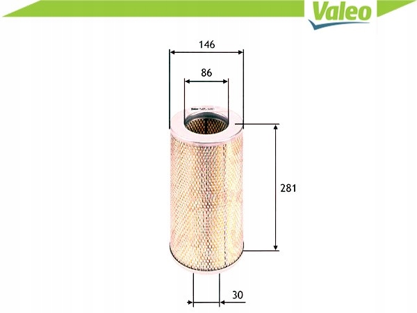 фото №4, Фильтр воздуха toyota hiace valeo