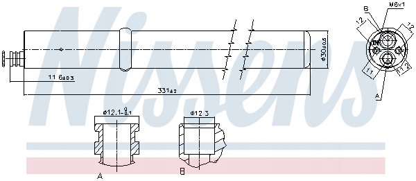 фото №1, Nissens 95589 осушувач, кондиціонер