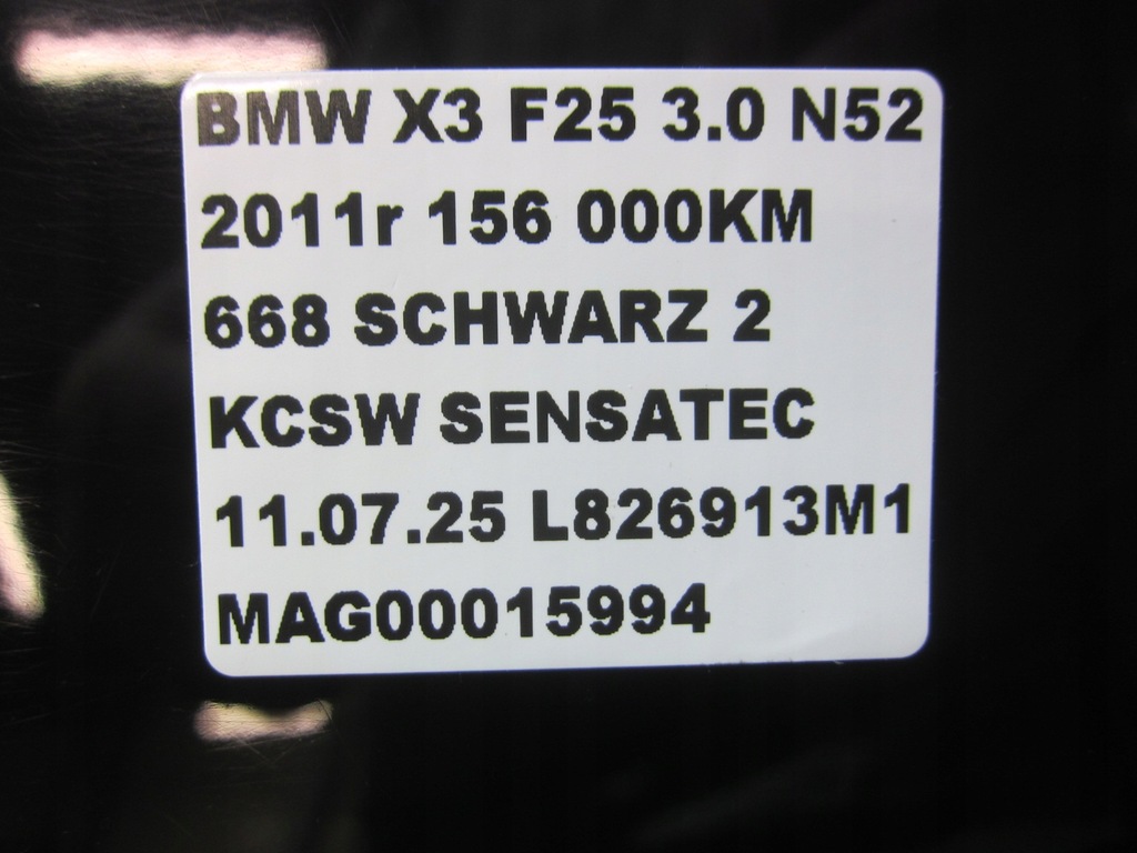 фото №16, Bmw x3 f25 двері ліва задні лівий задня schwarz 2 668 чорні з скло ручка