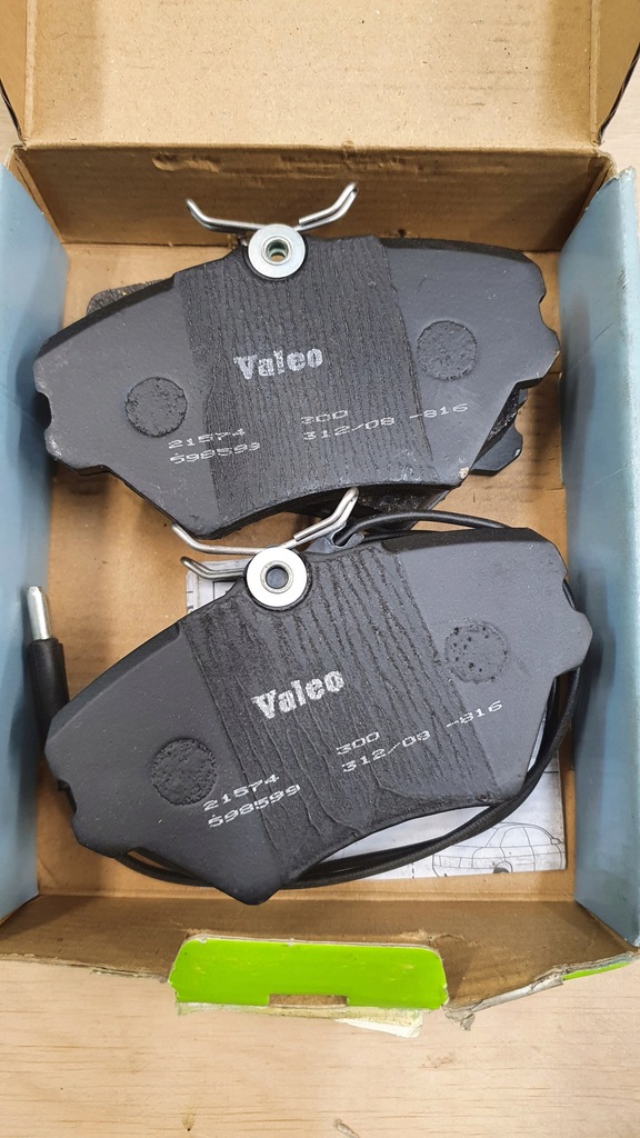 фото №2, Valeo 598599 гальмівні колодки гальмівні renault