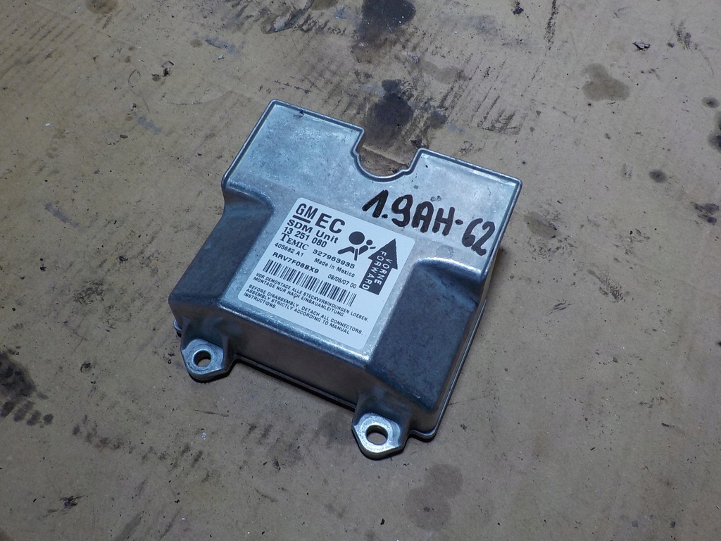 фото №1, Модуль подушка безпеки блок керування opel astra h 1.9 cdti