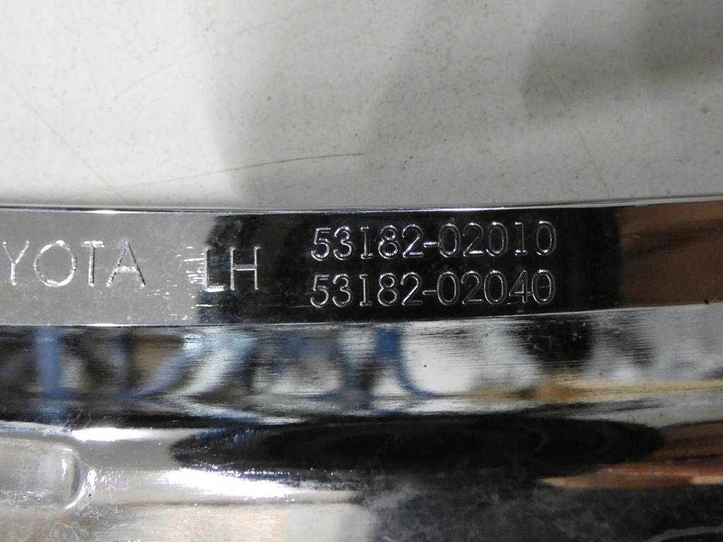 фото №16, Хром, молдинг лампы, фара перед toyota corolla e-16 правый i левый 494.